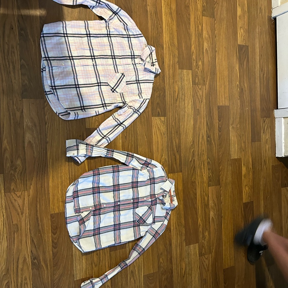 Plaid Button Down Kids Shirt